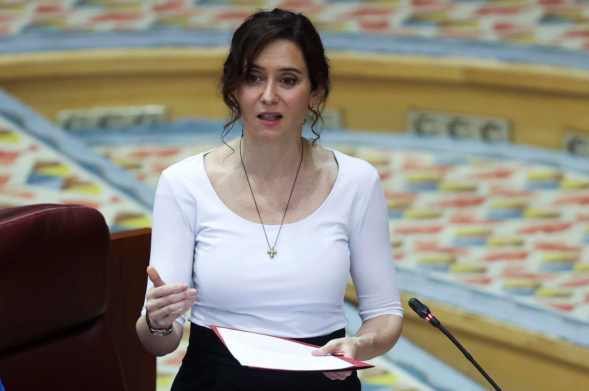 Isabel Díaz Ayuso, en la Asamblea Isabel Díaz Ayuso, en la Asamblea