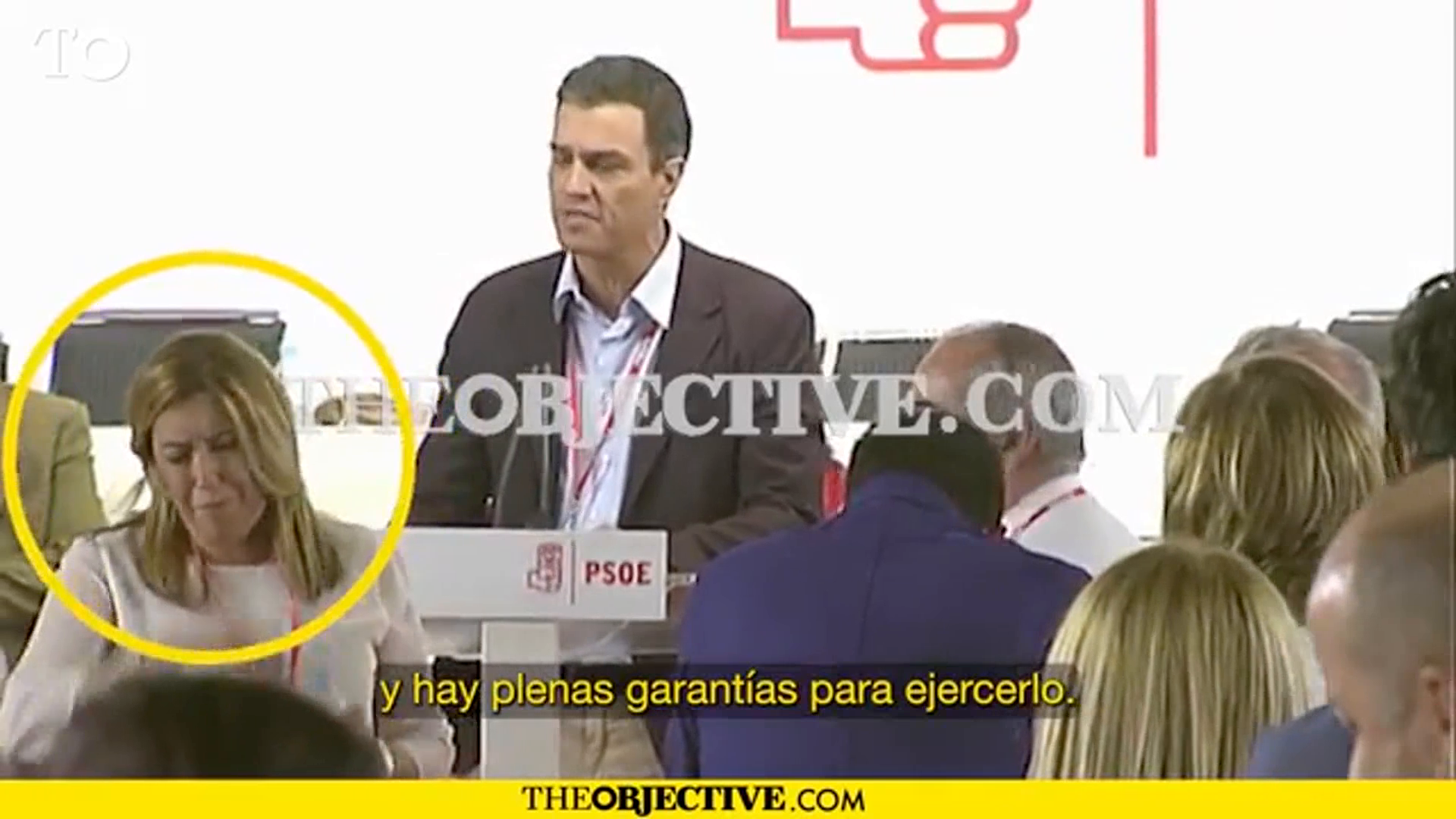 La urna fantasma, abucheos, y una Susana Díaz al borde del llanto: los vídeos del Comité Federal del PSOE en el que se gritó "pucherazo" La urna fantasma, abucheos, y una Susana Díaz al borde del llanto: los vídeos del Comité Federal del PSOE en el que se gritó "pucherazo"
