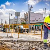 Una de las obras pendientes que se están ejecutando en San Fernando Una de las obras pendientes que se están ejecutando en San Fernando