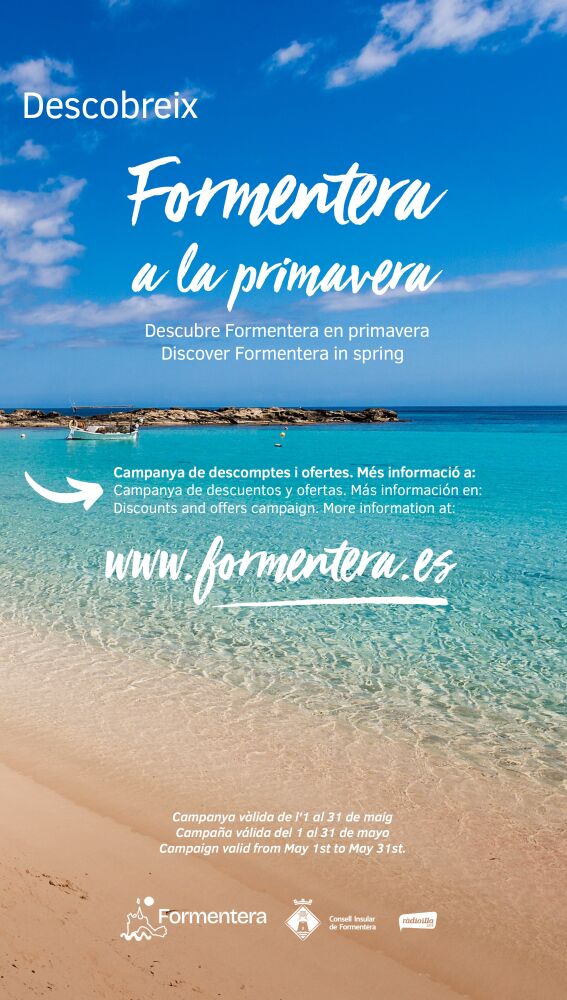 Campaña para descubrir Formentera en primavera