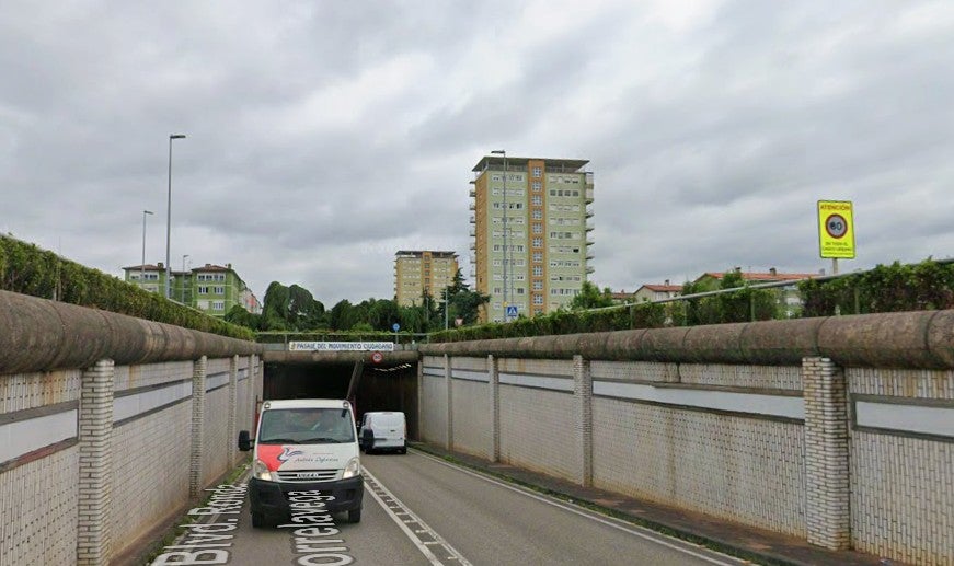 El túnel del pasaje 'Movimiento ciudadano' del barrio Covadonga se corta al tráfico jueves y viernes El túnel del pasaje 'Movimiento ciudadano' del barrio Covadonga se corta al tráfico jueves y viernes