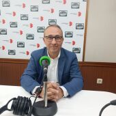 Juan Miguel del Real en los estudios de Onda Cero Ciudad Real