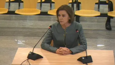La ex secretaria general del PP María Dolores de Cospedal declara en el caso Kitchen La ex secretaria general del PP María Dolores de Cospedal declara en el caso Kitchen