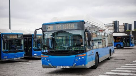 Llegan a Burgos los autobuses cedidos por @EMTmadrid @Aytoburgos