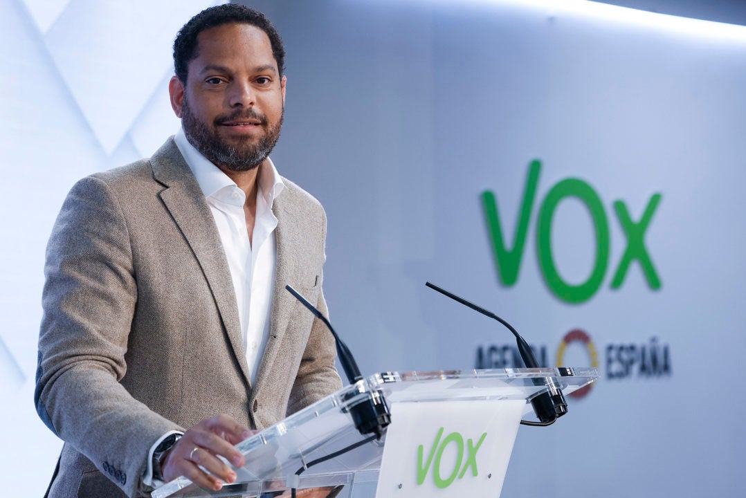 El secretario general de Vox, Ignacio Garriga esta semana. El secretario general de Vox, Ignacio Garriga esta semana.