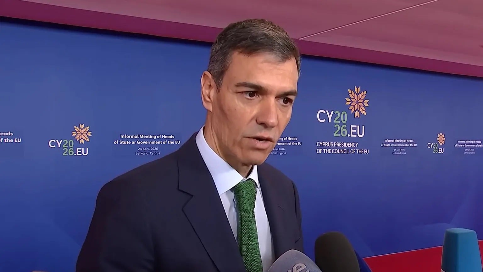 El presidente Sánchez carga contra el pacto PP- VOX en Aragón El presidente Sánchez carga contra el pacto PP- VOX en Aragón