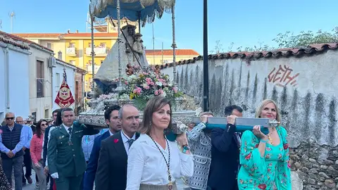 Coria se prepara para las Fiestas en honor a la Virgen de Argeme Bajada de la Virgen de Argeme