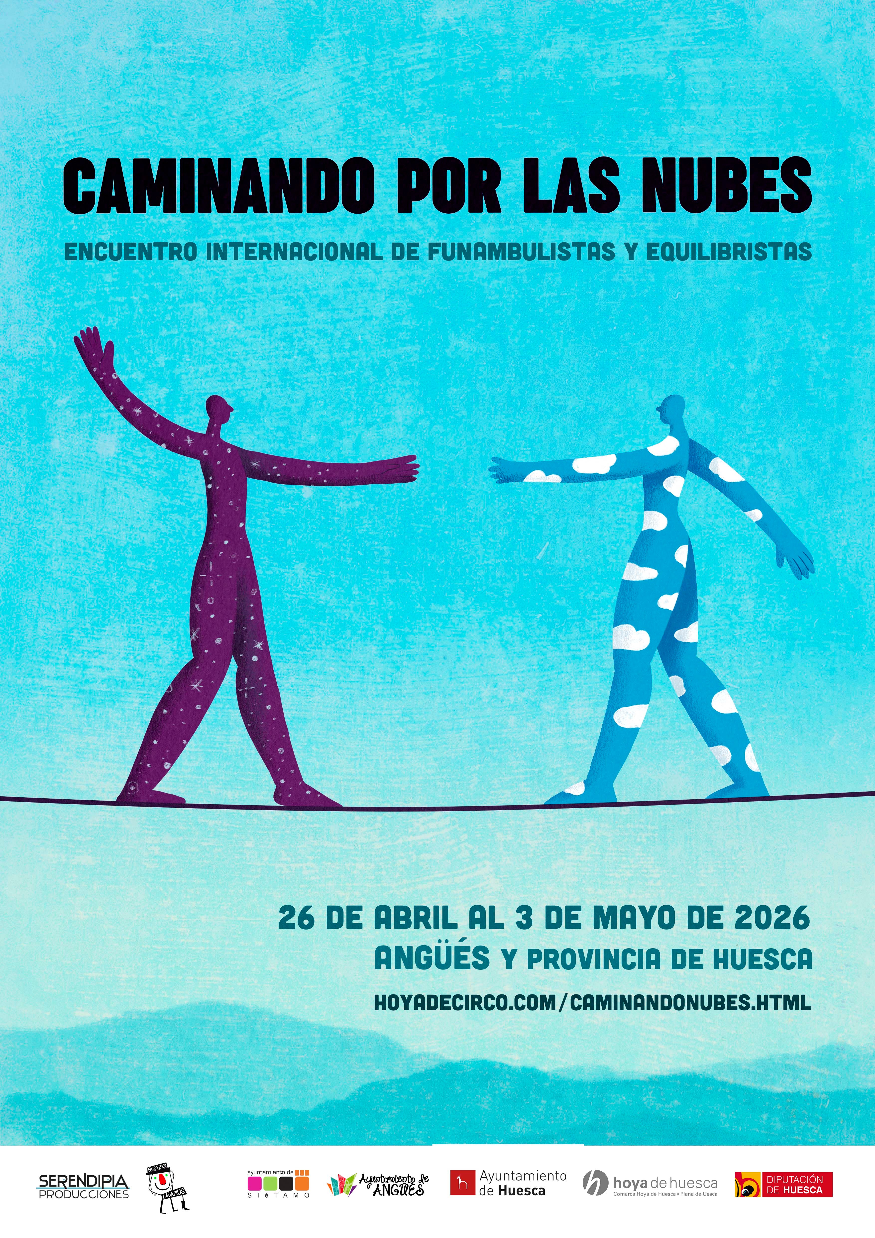 Angüés se llena esta semana de funanbulistas Angüés se llena esta semana de funanbulistas