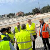 Avanzan las obras del parking de Beniardá con la colocación del pavimento drenante