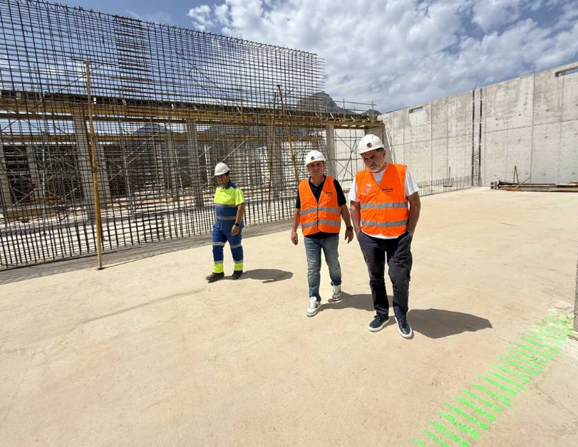 Las obras del nuevo depósito de la red de agua potable de La Nucía encaran ya su recta final Las obras del nuevo depósito de la red de agua potable de La Nucía encaran ya su recta final