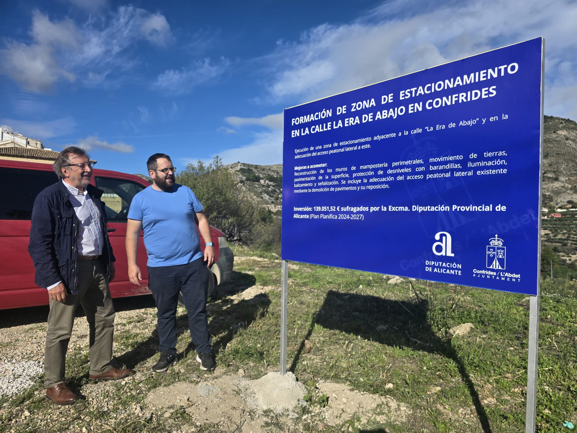 Confrides licita un nuevo aparcamiento para mejorar la movilidad Confrides licita un nuevo aparcamiento para mejorar la movilidad