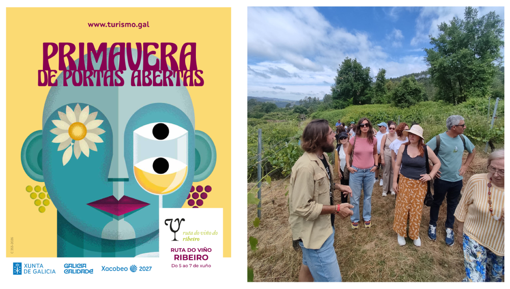 Primavera de "Portas Abertas" en la Ruta del Vino del Ribeiro Primavera de "Portas Abertas" en la Ruta del Vino del Ribeiro