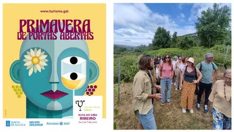 Primavera de portas abertas en la Ruta del Vino del Ribeiro Primavera de portas abertas en la Ruta del Vino del Ribeiro