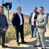 Avanzan las obras para la emilinación definitiva del paso a nivel del Cordel de la Noguera 