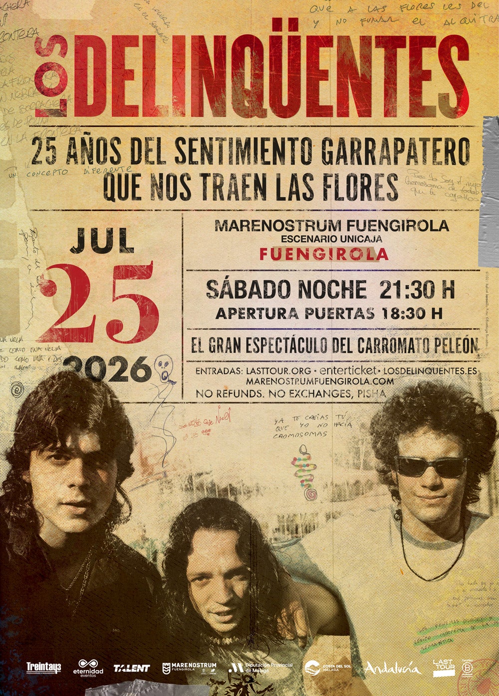 Los Delinqüentes vuelven a los escenarios tras casi 15 años de ausencia Los Delinqüentes vuelven a los escenarios tras casi 15 años de ausencia