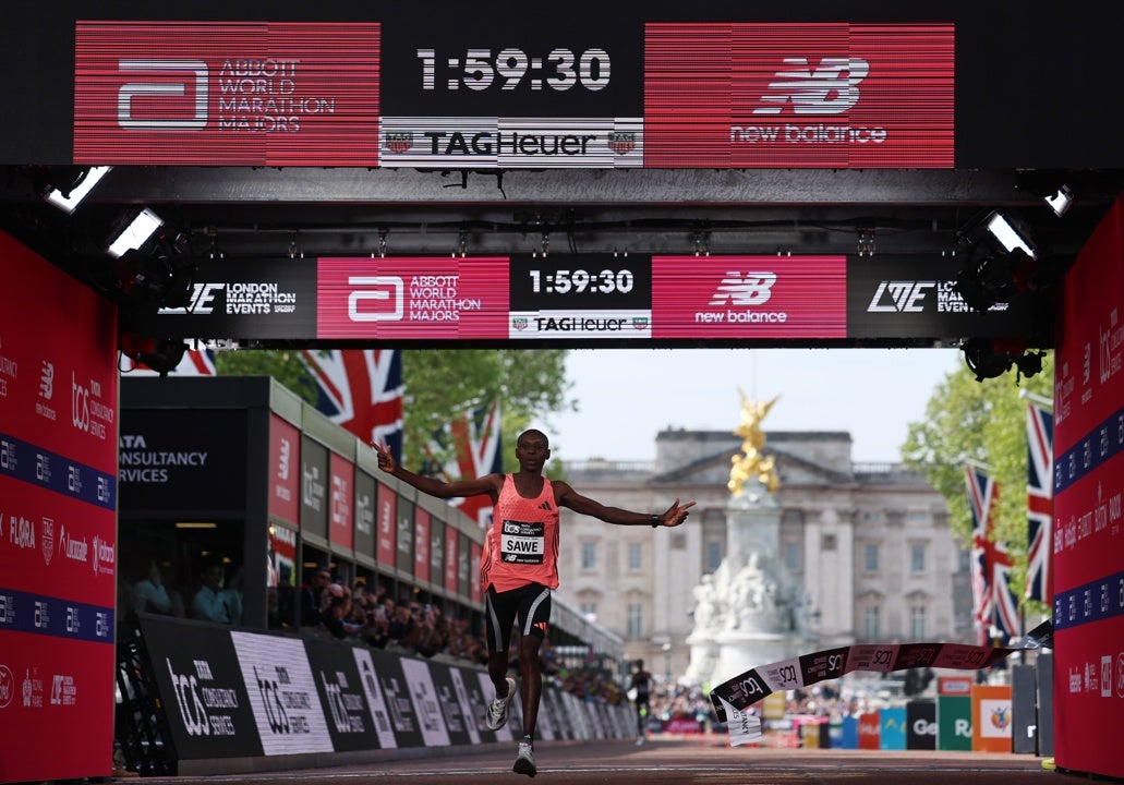 Histórico Sawe: ¡baja de las dos horas en el maratón de Londres! Histórico Sawe: ¡baja de las dos horas en el maratón de Londres!