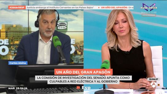 Alsina, se&ntilde;ala el papel de las compa&ntilde;&iacute;as privadas en el apag&oacute;n: "Deben asumirse responsabilidades en todos los &aacute;mbitos posibles"