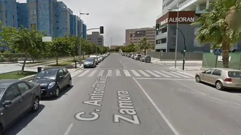 Zona del barrio almeriense de la Vega de Acá donde se han producido los hechos Zona del barrio almeriense de la Vega de Acá donde se han producido los hechos