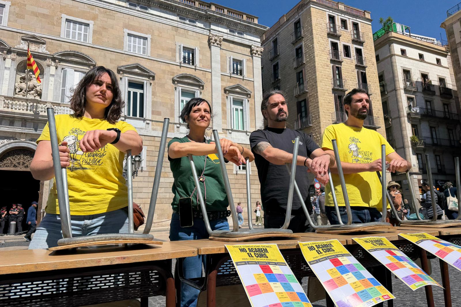 Els sindicats educatius anuncien cinc dies de vaga per territori entre maig i juny Els sindicats educatius anuncien cinc dies de vaga per territori entre maig i juny