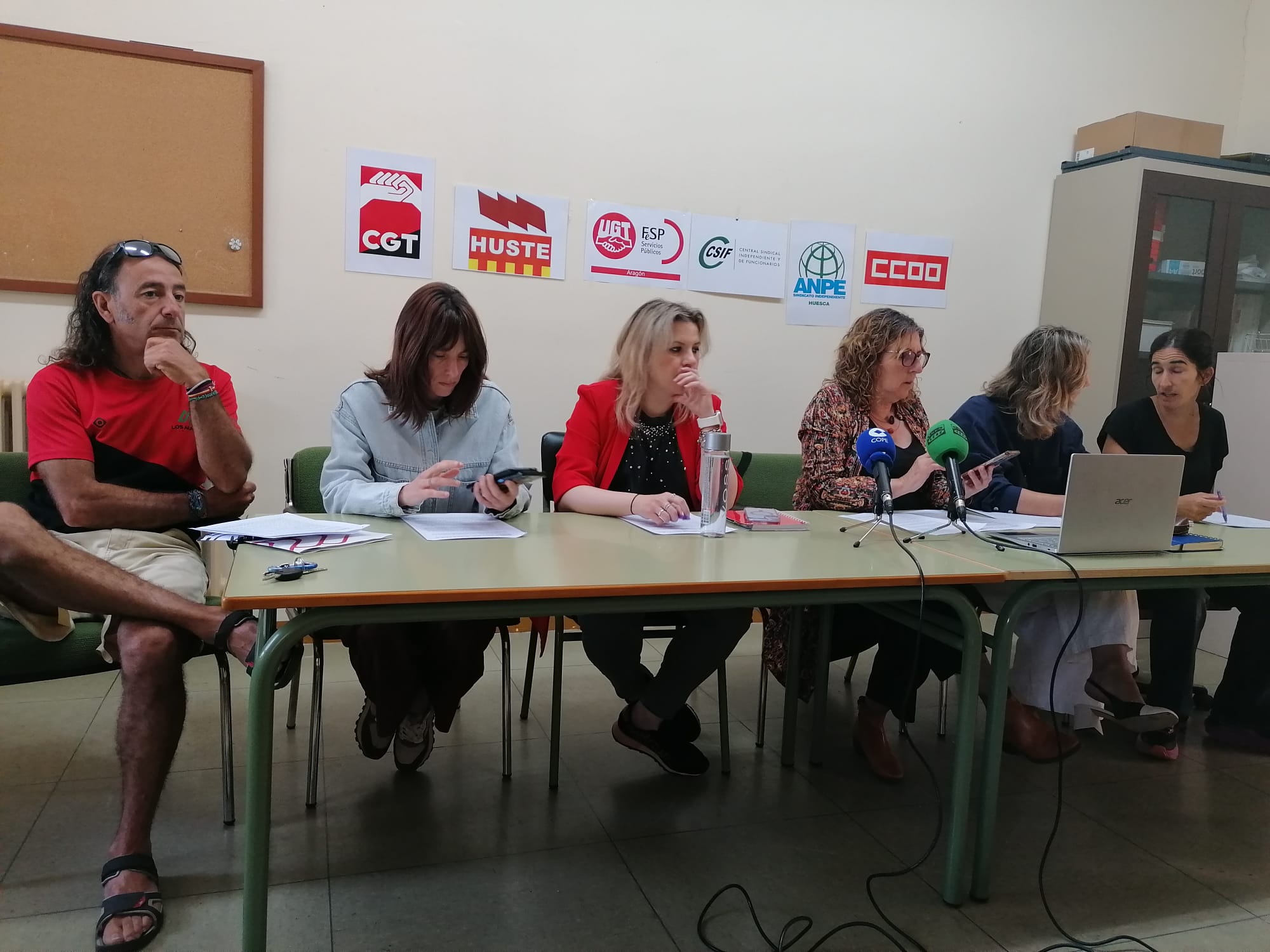 Los sindicatos educativos de Huesca animan a participar en la huelga del 19 y 20 de mayo Los sindicatos educativos de Huesca animan a participar en la huelga del 19 y 20 de mayo