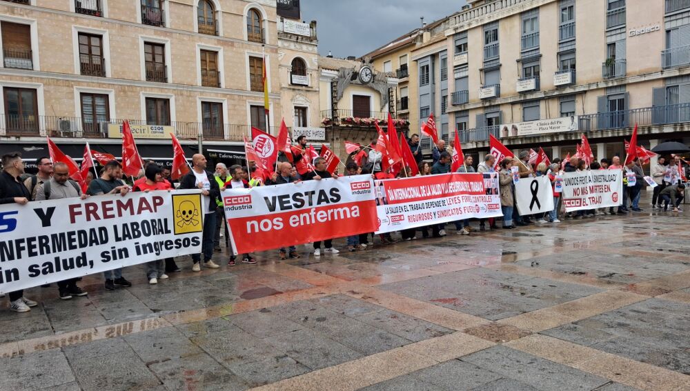 Concentración sindical en Ciudad Real