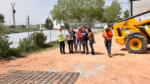 Visita de la delegada de la Junta a El Hito Visita de la delegada de la Junta a El Hito