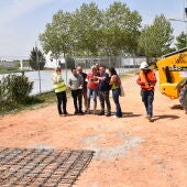Visita de la delegada de la Junta a El Hito