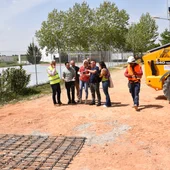 Visita de la delegada de la Junta a El Hito Visita de la delegada de la Junta a El Hito