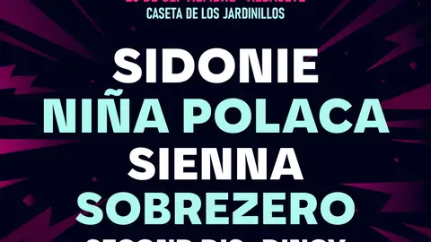 Sidonnie, Niña Polaca y Sienna, cabezas de cartel del Albasonora Sidonnie, Niña Polaca y Sienna, cabezas de cartel del Albasonora