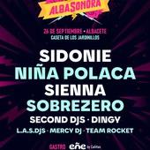 Sidonnie, Niña Polaca y Sienna, cabezas de cartel del Albasonora Sidonnie, Niña Polaca y Sienna, cabezas de cartel del Albasonora