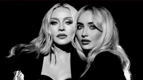 Madonna y Sabrina Carpenter, en la portada de 'Bring Your Love' Madonna y Sabrina Carpenter, en la portada de 'Bring Your Love'