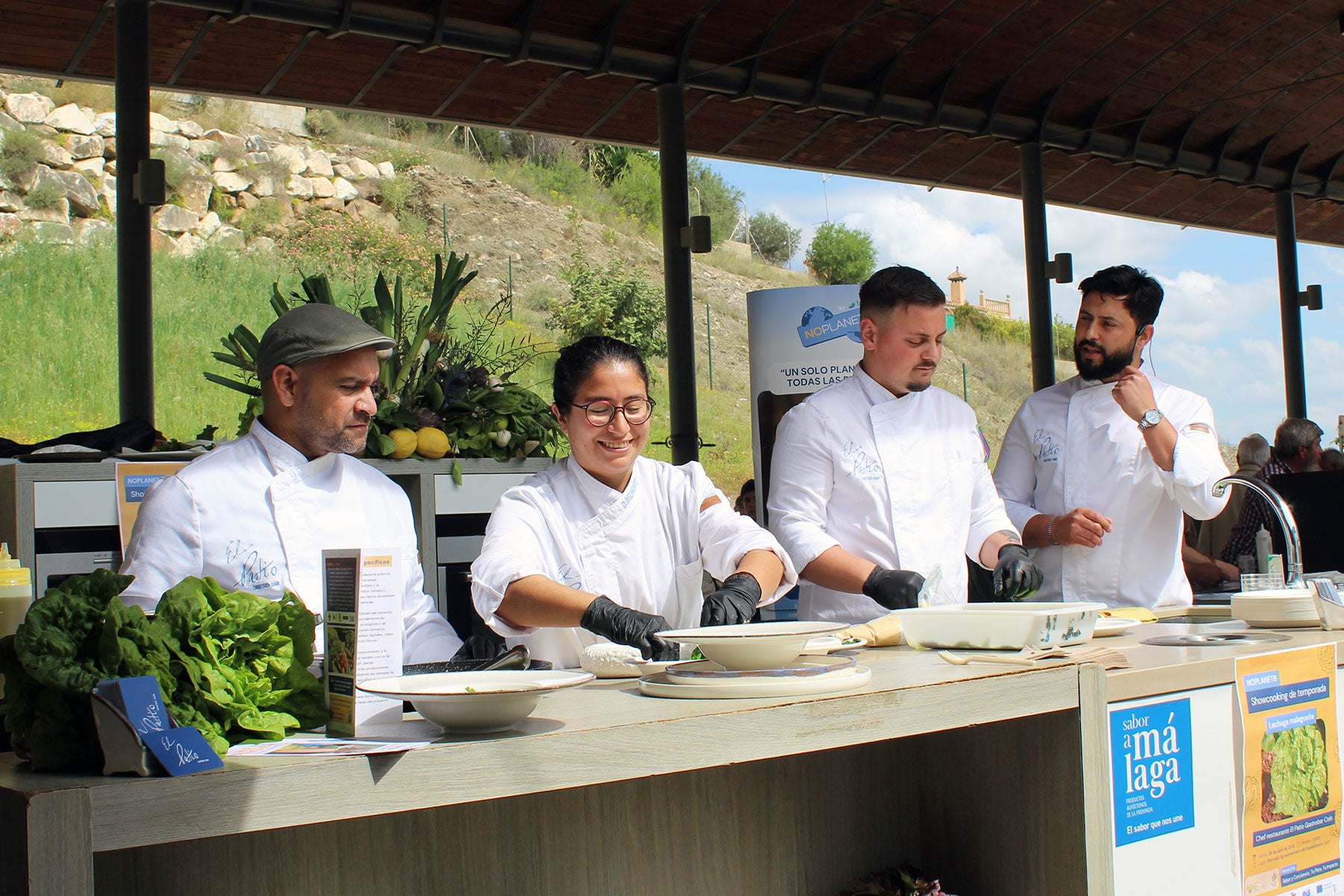 La lechuga malagueña, eje de un showcooking sobre alimentación sostenible La lechuga malagueña, eje de un showcooking sobre alimentación sostenible
