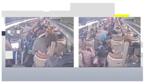 Primeras imágenes del momento del accidente en Adamuz Primeras imágenes del momento del accidente en Adamuz