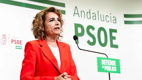 María Jesús Montero durante la campaña electoral de las elecciones andaluzas de 2026. María Jesús Montero durante la campaña electoral de las elecciones andaluzas de 2026.