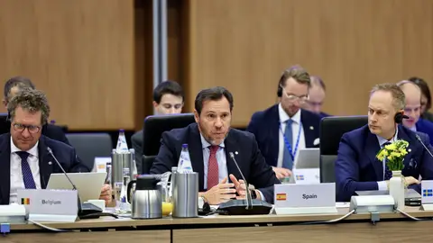 Óscar Puente, en el Consejo informal europeo de ministros de Transportes Y de Asuntos Marítimos, en Chipre Óscar Puente, en el Consejo informal europeo de ministros de Transportes Y de Asuntos Marítimos, en Chipre