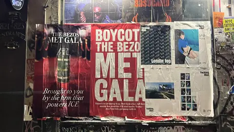Propaganda que incita al boicot de la Met Gala 2026 Propaganda que incita al boicot de la Met Gala 2026