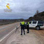 Pillado un conductor en Monreal que duplicaba la velocidad permitida