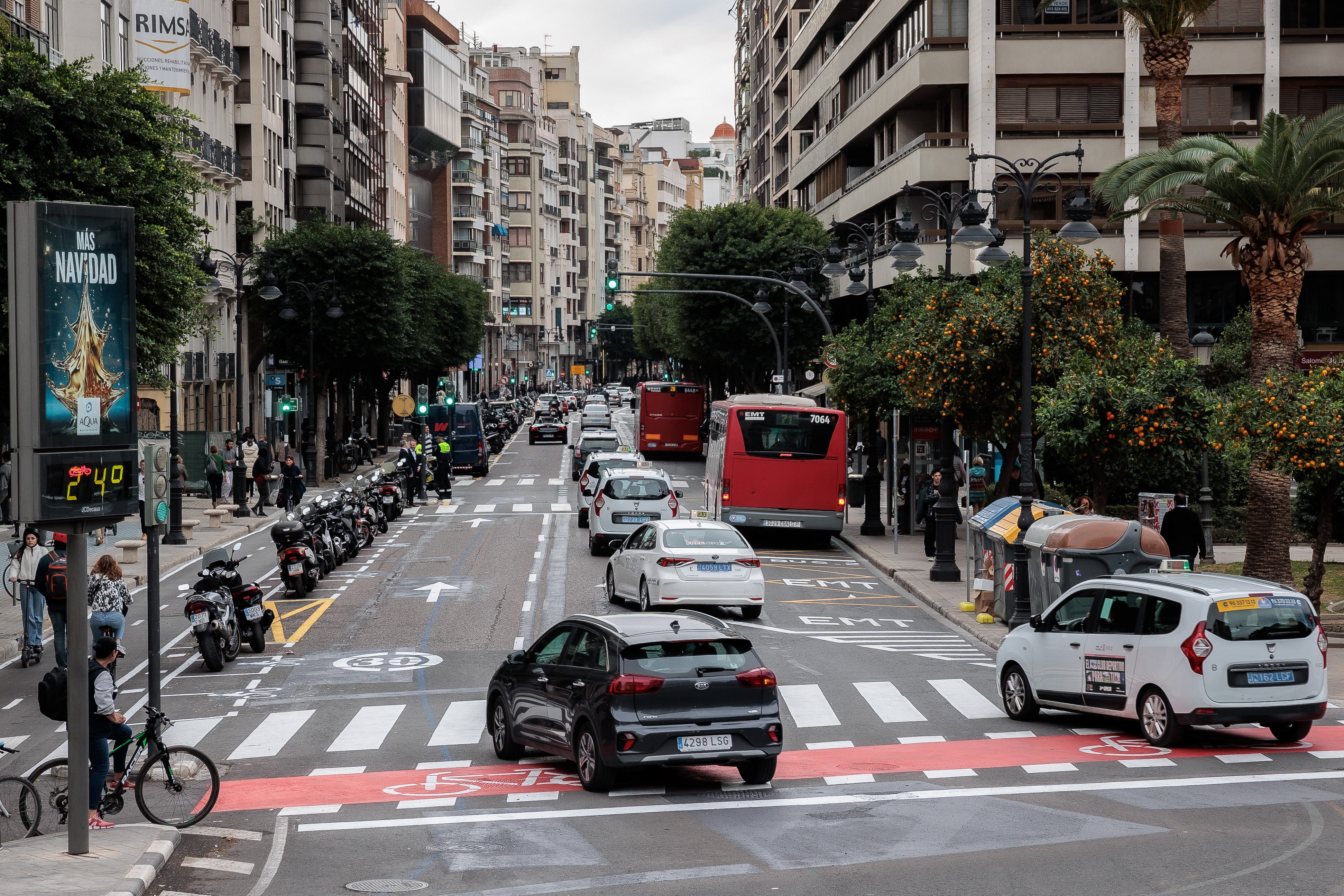 El Ayuntamiento de València asegura que el número de vehículos que circulan por la ciudad es menor que en 2019 El Ayuntamiento de València asegura que el número de vehículos que circulan por la ciudad es menor que en 2019