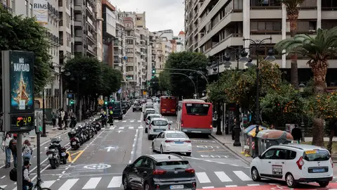 Imagen de archivo de la calle Colon de València. Imagen de archivo de la calle Colon de València.
