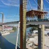 La obra de ampliación del puente del Centenario queda paralizada