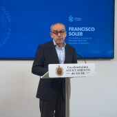 Francisco Soler, concejal de Estrategia Municipal de Elche. 