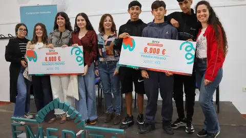 Fundación Emerita y Global Omnium entregan los premios del I concurso de Minería Sostenible con más de 200 estudiantes en El Andévalo, Huelva Fundación Emerita y Global Omnium entregan los premios del I concurso de Minería Sostenible con más de 200 estudiantes en El Andévalo, Huelva
