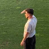 Jorge García, preparador del Salamanca UDS durante toda la temporada 2025-2026