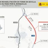  Transportes inicia las obras de rehabilitación y mejora de la A-66, a su paso por El Ronquillo