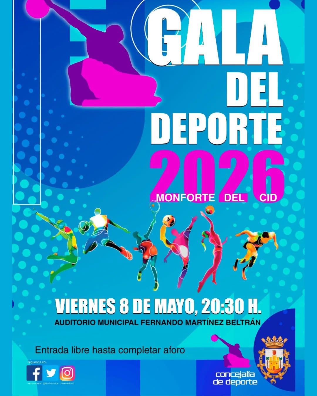 Monforte del Cid celebra este viernes su Gala del Deporte Monforte del Cid celebra este viernes su Gala del Deporte