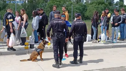 Más de 200 efectivos policiales y cambio de zona de aparcamiento de autobuses en ITA .
