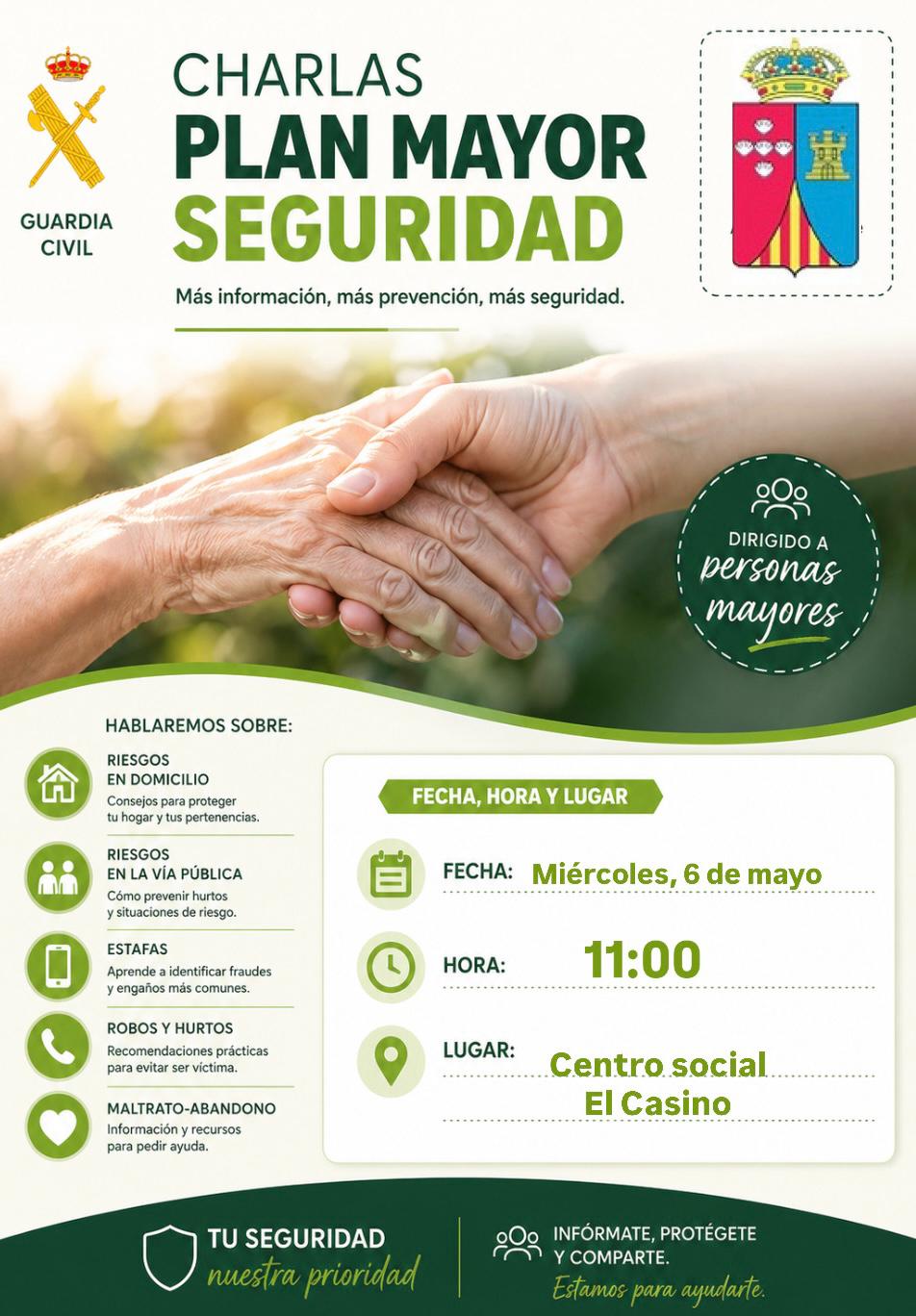 La Guardia Civil impulsa en Confrides - L’Abdet una charla de seguridad dirigida a personas mayores La Guardia Civil impulsa en Confrides - L’Abdet una charla de seguridad dirigida a personas mayores