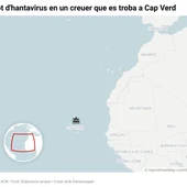 Part del recorregut del creuer on s'ha detectat un brot d'hantavirus Part del recorregut del creuer on s'ha detectat un brot d'hantavirus