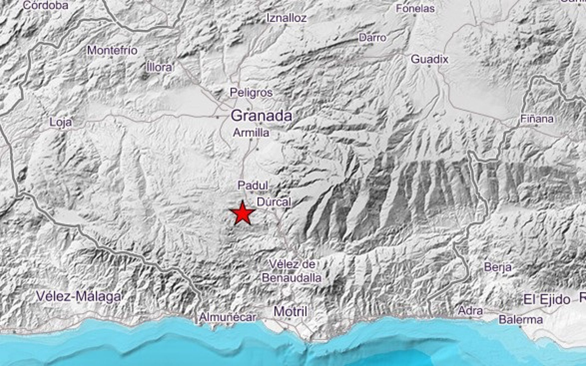 Un terremoto en Padul de magnitud 2,9 se deja sentir en la provincia de Granada Un terremoto en Padul de magnitud 2,9 se deja sentir en la provincia de Granada