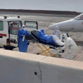 Evacuación de un paciente sospechoso de ser un caso de hantavirus 